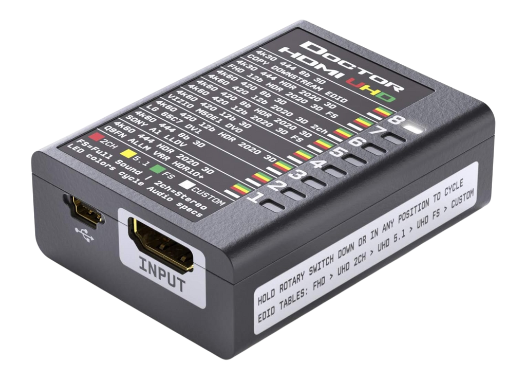 HDfury Dr HDMI 4K, an 18Gbps EDID manager and HDMI emulator the size of a matchbox