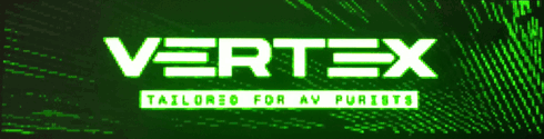 Startbildschirm auf dem OLED des HDfury Vertex: Vertex, tailored for AV purists