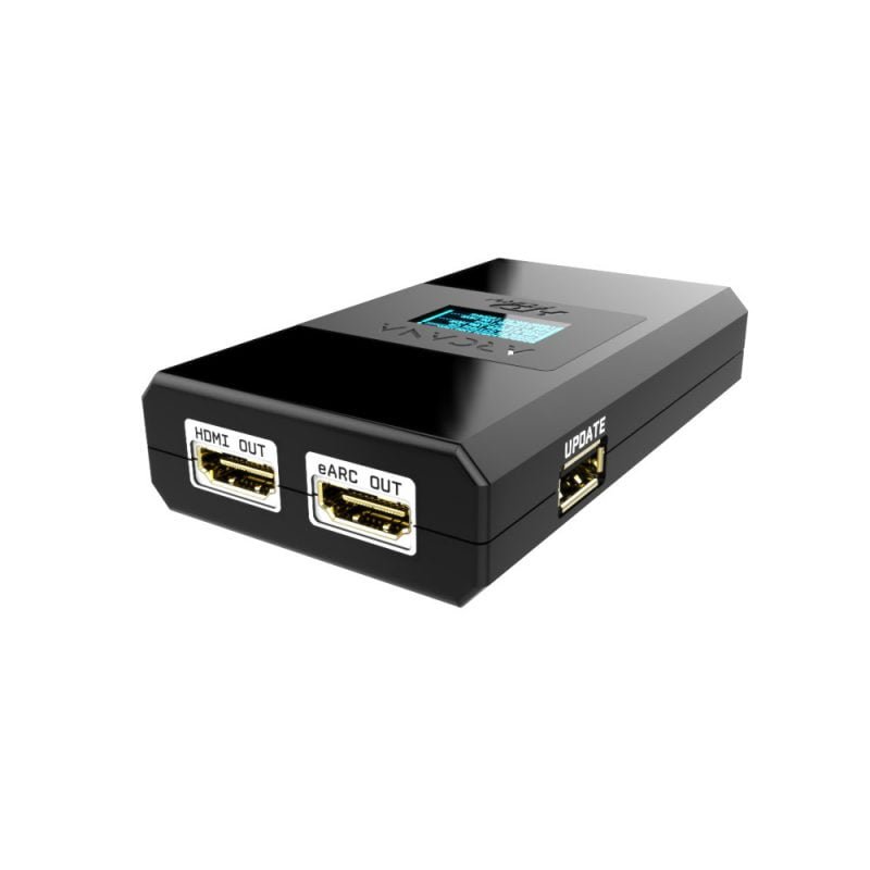 hdfury arena Hdfury Arcana allows FULL AUDIO up to Dolby Atmos over Dolby TrueHD from ANY external HDMI source to ANY eARC sound system.Perfect solution for SONOS Arc/BOSE 500/BOSE 700 and ANY eARC or ARC AVR, soundbar or headphones.